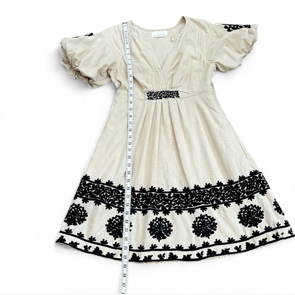 Anthropologie Orla Embroidered Mini Dress Boho - Picture 8 of 10